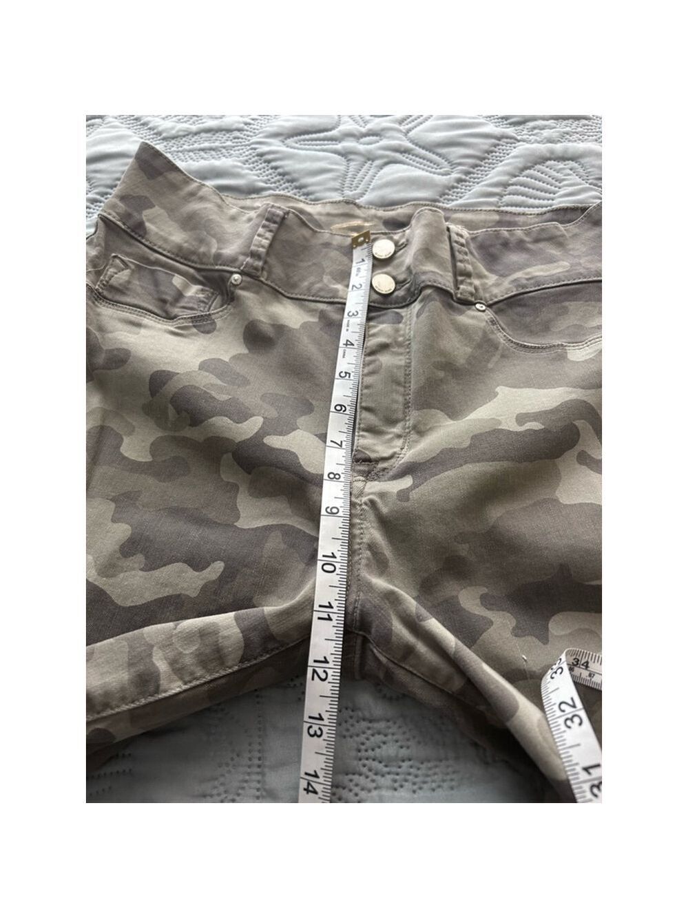 Seven7 Curvy High-Rise Camo Skinny Jeans Women’s 14 Stretch - Picture 9 of 11